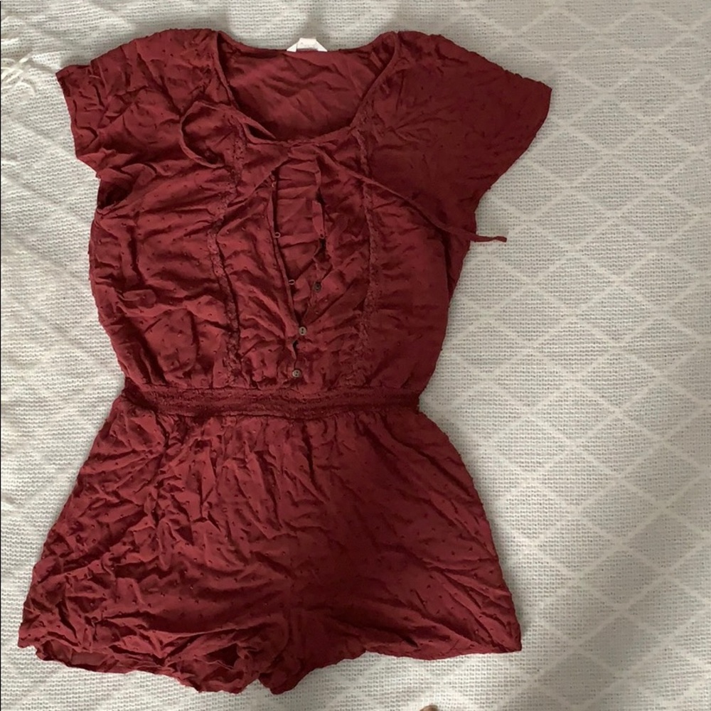 Red Romper from Aeropostale